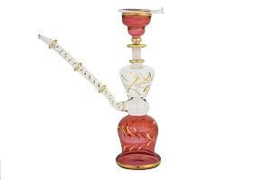 Mini Glass Hookah (Red)