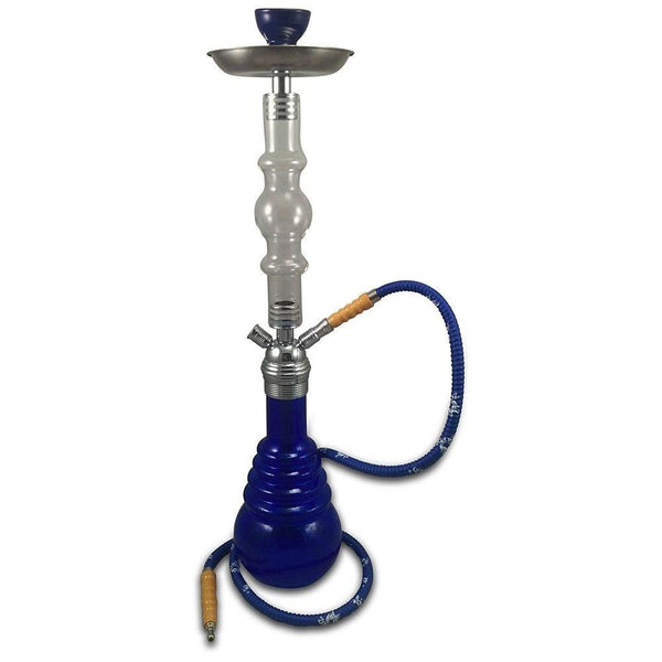 Zahrah Large Hookah with Glass Stem - ZLZ0081(Blue)