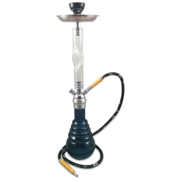 Zahrah Large Hookah with Glass Stem - ZLZ0081(Black)