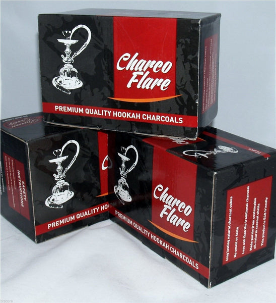 Charco Flare Coconut Hookah Charcoal 216 Pieces
