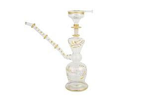 Mini Glass Hookah (White)