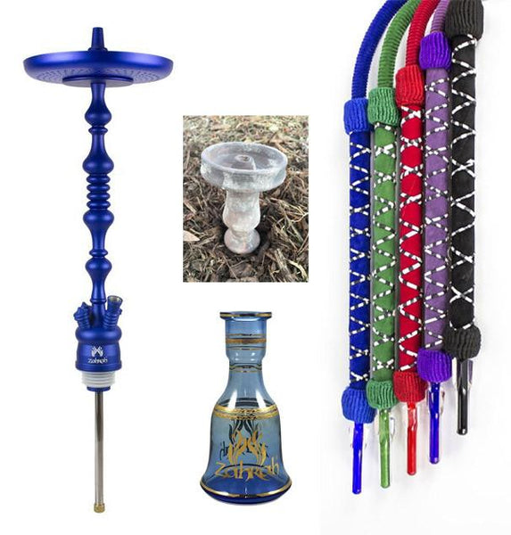 Zahrah Spade Complete Hookah Set