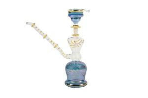 Mini Glass Hookah (Blue)