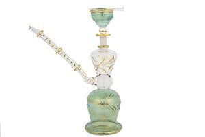 Mini Glass Hookah (Green)