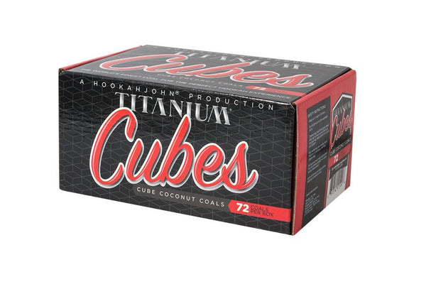 144 Titanium Coconut Coals The CUBE