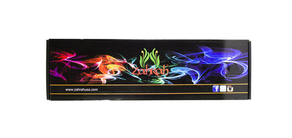 Zahrah Spade Hookah Stem with 9" Aluminum Tray (BLACK)