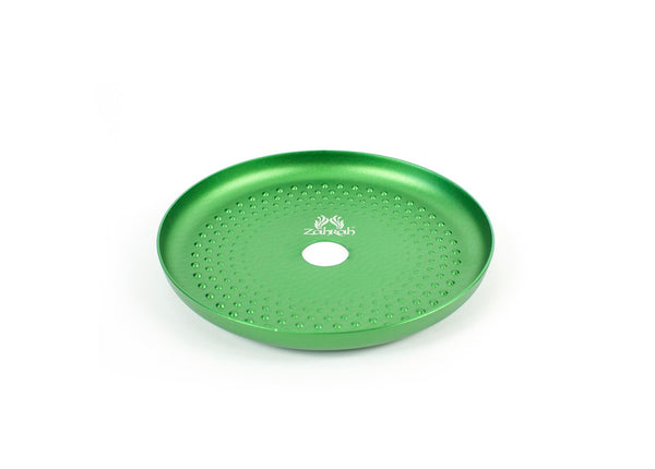 Zahrah Spade Hookah Stem with 9" Aluminum Tray (Multi-Color)